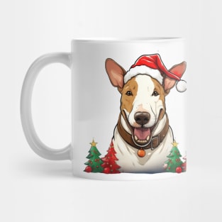 Bull Terrier Dog Christmas Mug